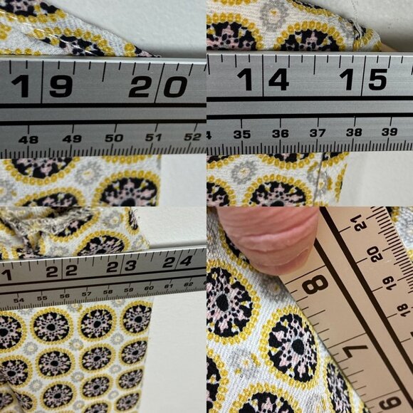 Nordstrom Max Studio Print Sleeveless Tiered Midi Dress Size Large Lightweight L - Picture 11 of 13